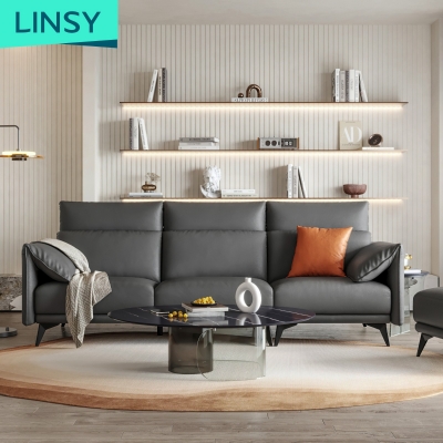 Modern Living Room Leather Modular Sofa
