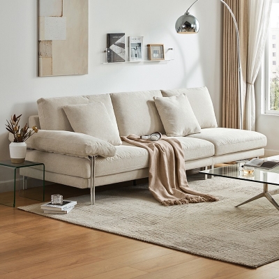 Living Room Upholstered Fabric Sofa