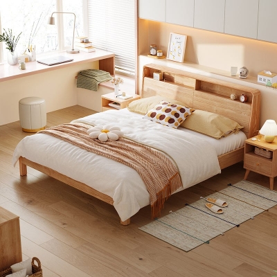 king size solid wood bed