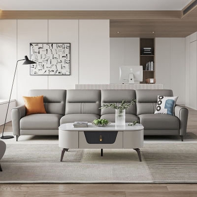 Living Room Leather Sofa