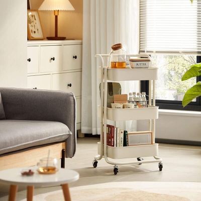 3-Tier Utility Rolling Cart