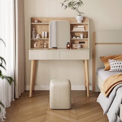 Modern White Vanity Dresser