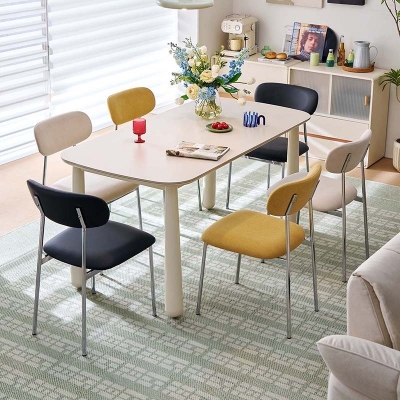 Cream Style Rectangular Dining Table