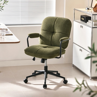Upholstered desk chair