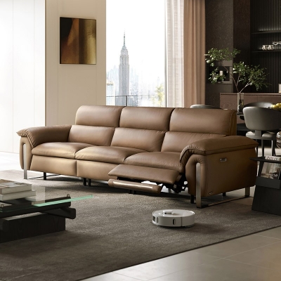 Upholstered Modern Design Leather Sofa