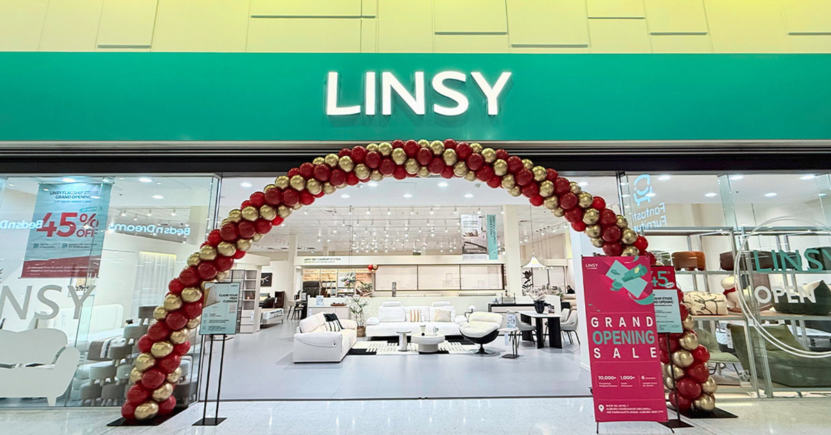 LINSY מרחיבה את הנוכחות הגלובלית שלה עם חנויות חדשות בסידני ובטאיוואן